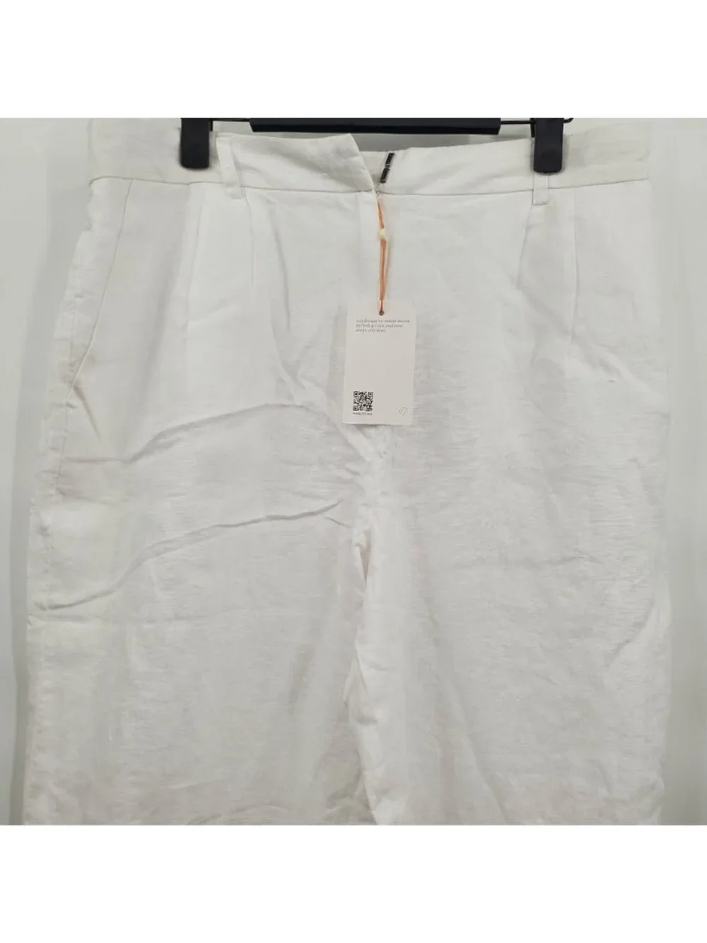 Quince 100% European Flax Linen Pleated Trouser Women Size 12 NWT Casual
